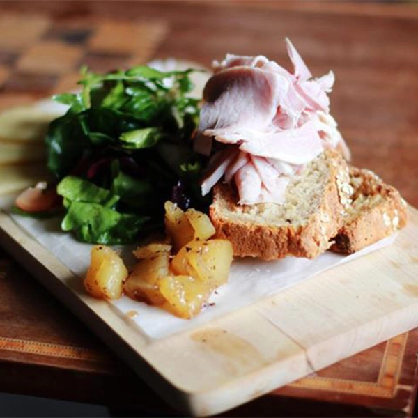 Hearty Bacon Sandwich with Home Made Irish Brown Bread